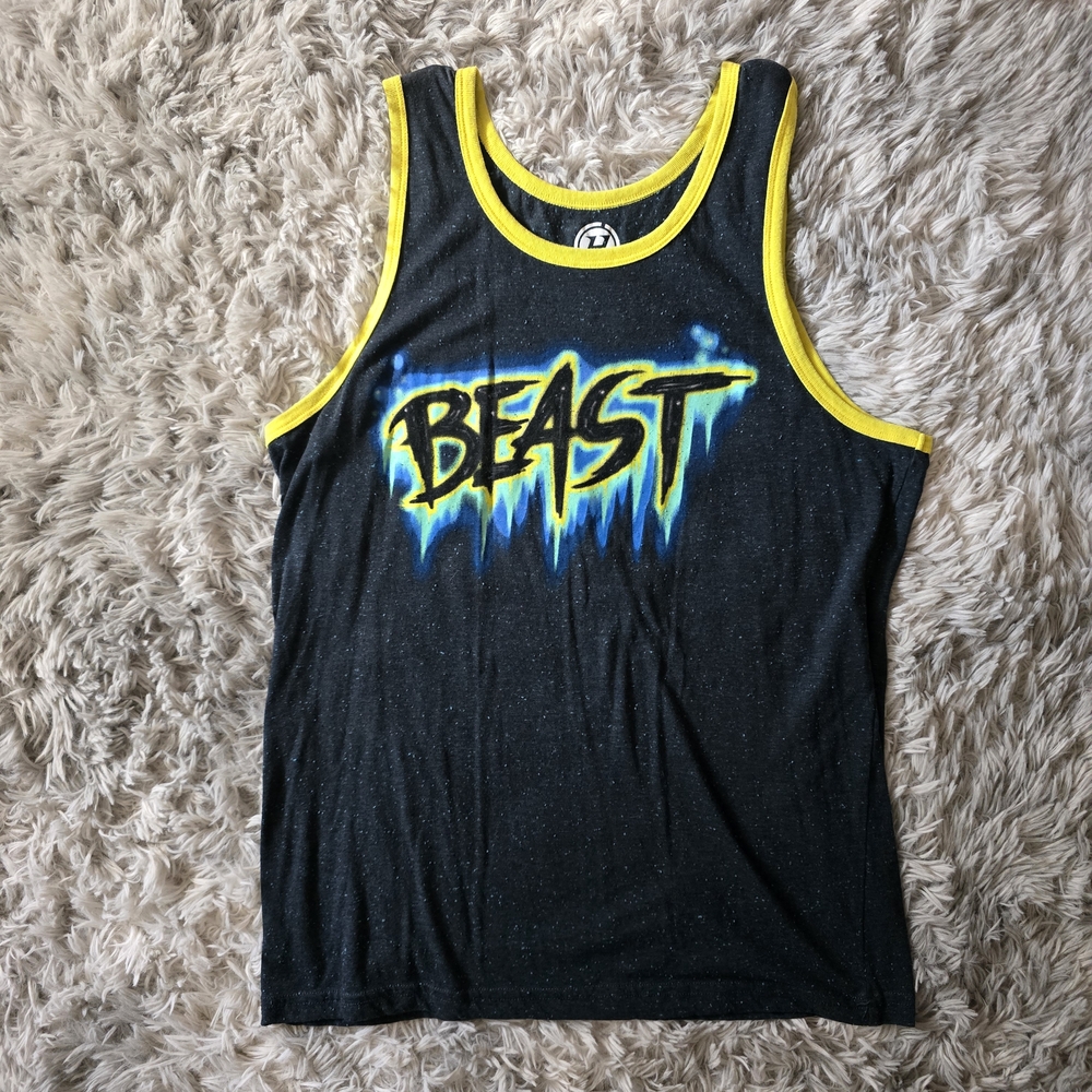 Men's Beast Graphic Tank Top - Size Large